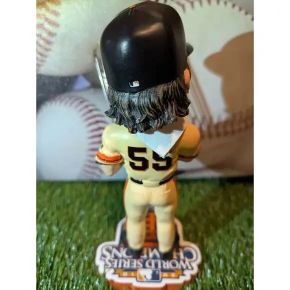 ⚾Tim Lincecum San Francisco Giants Bobblehead 2010 WS Champs Trophy MLB ⚾ - Picture 7 of 15